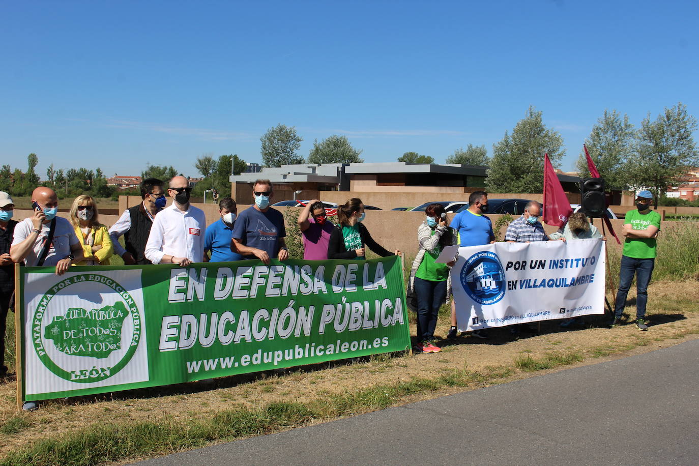 Villaquilambre reclama un nuevo instituto y un centro de salud frente a las parcelas destinadas a su ubicación.