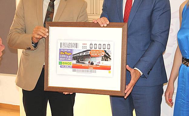 Galería. El mercado leonés será la imagen del cupón de la Once del próximo lunes 14 de junio.