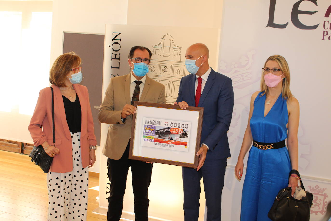 El mercado leonés será la imagen del cupón de la Once del próximo lunes 14 de junio.