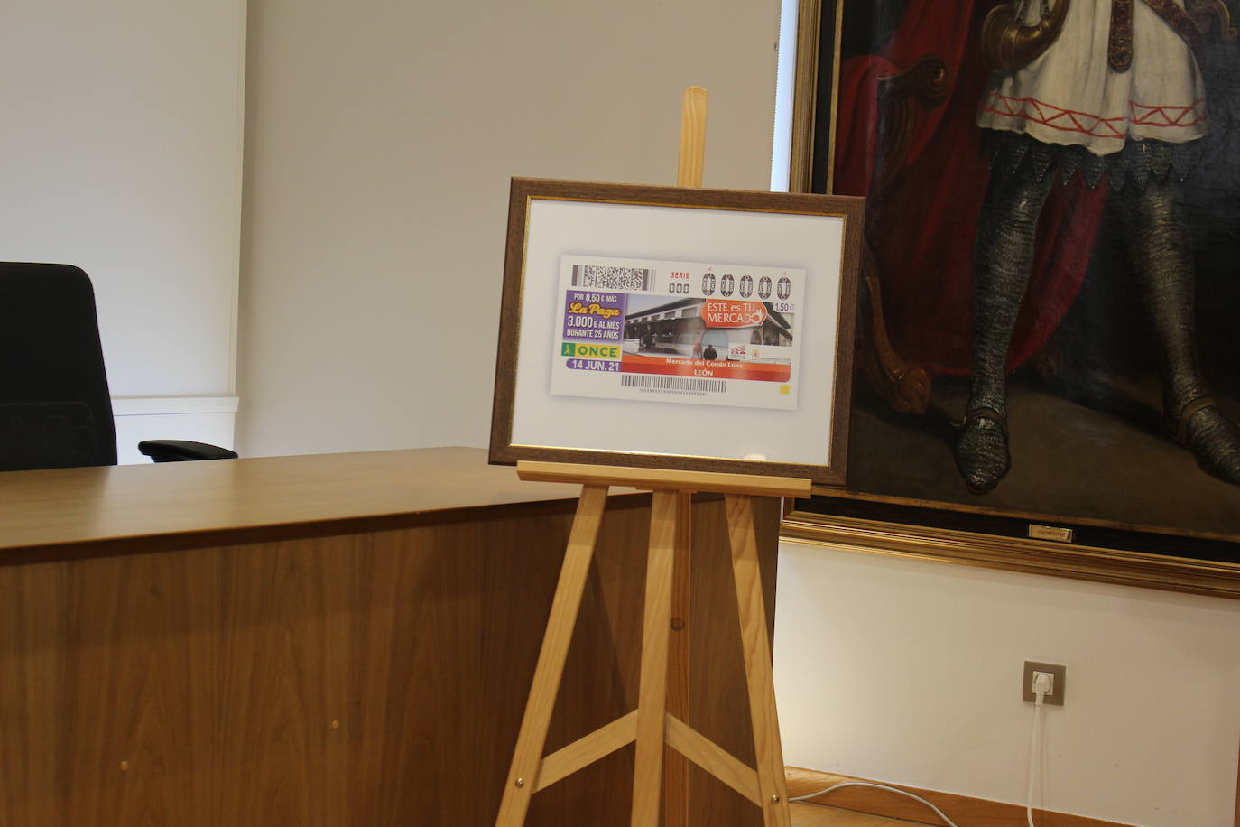 El mercado leonés será la imagen del cupón de la Once del próximo lunes 14 de junio.