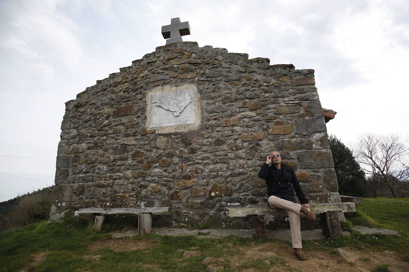 Ermita Santa Gurutze, de Bizkaigane, en Bizkaia