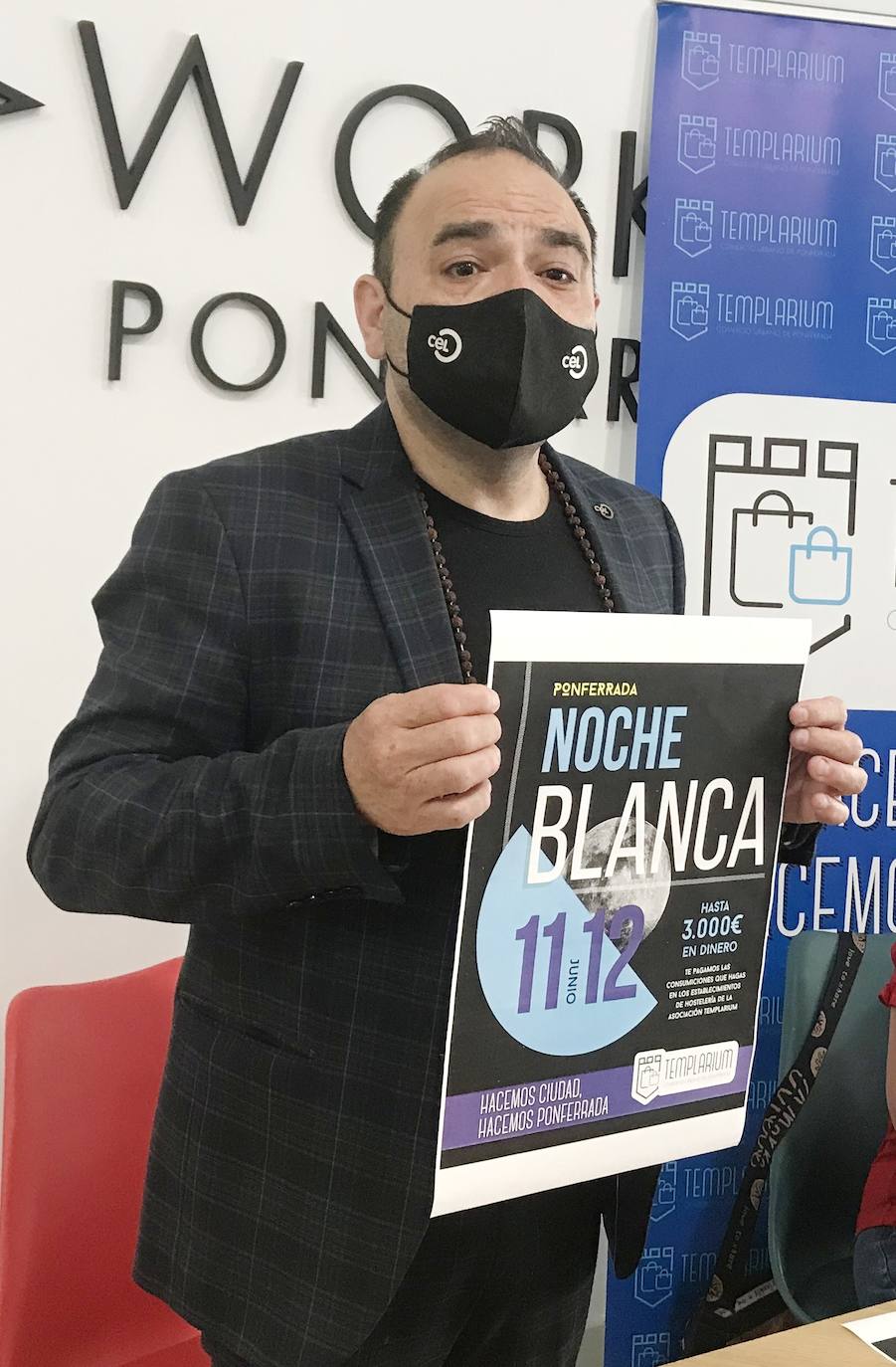 La asociación Templarium presenta los actos de la Noche Blanca 2021 en Ponferrada