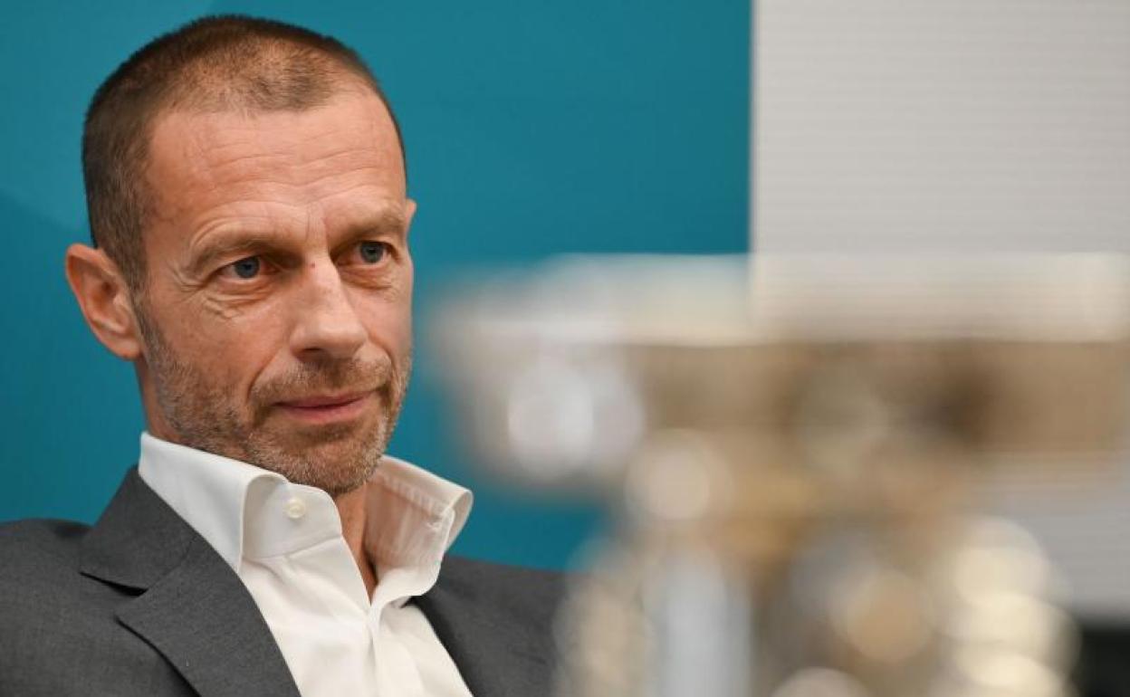 Aleksander Ceferin, presidente de la UEFA. 