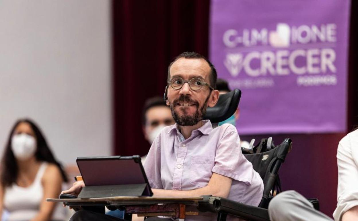 Pablo Echenique, portavoz en el Congreso de Unidas Podemos. 