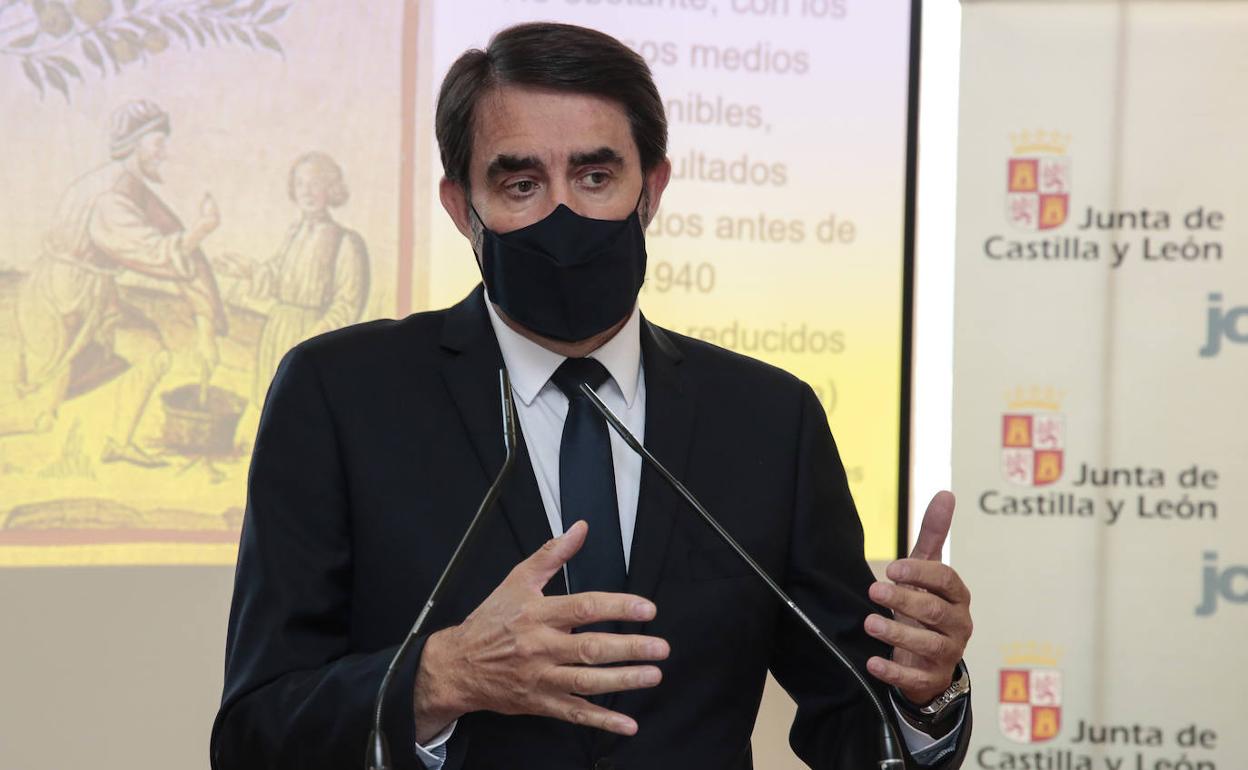 El consejero de Fomento y Medio Ambiente, Juan Carlos Suárez-Quiñones.