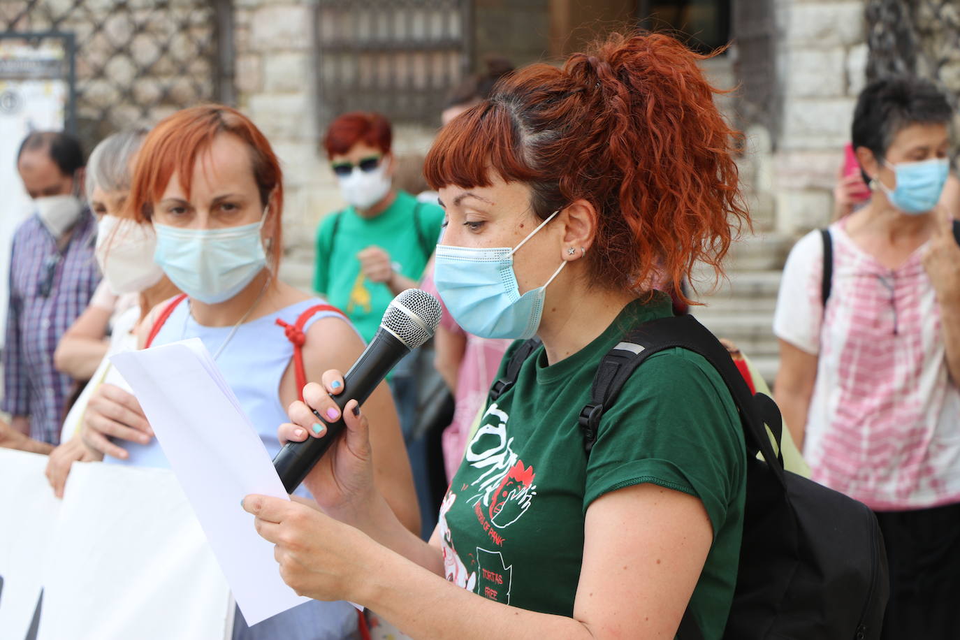 El Movimiento Feminista de Léon encabeza las demandas de un «aborto libre, seguro y gratuito».