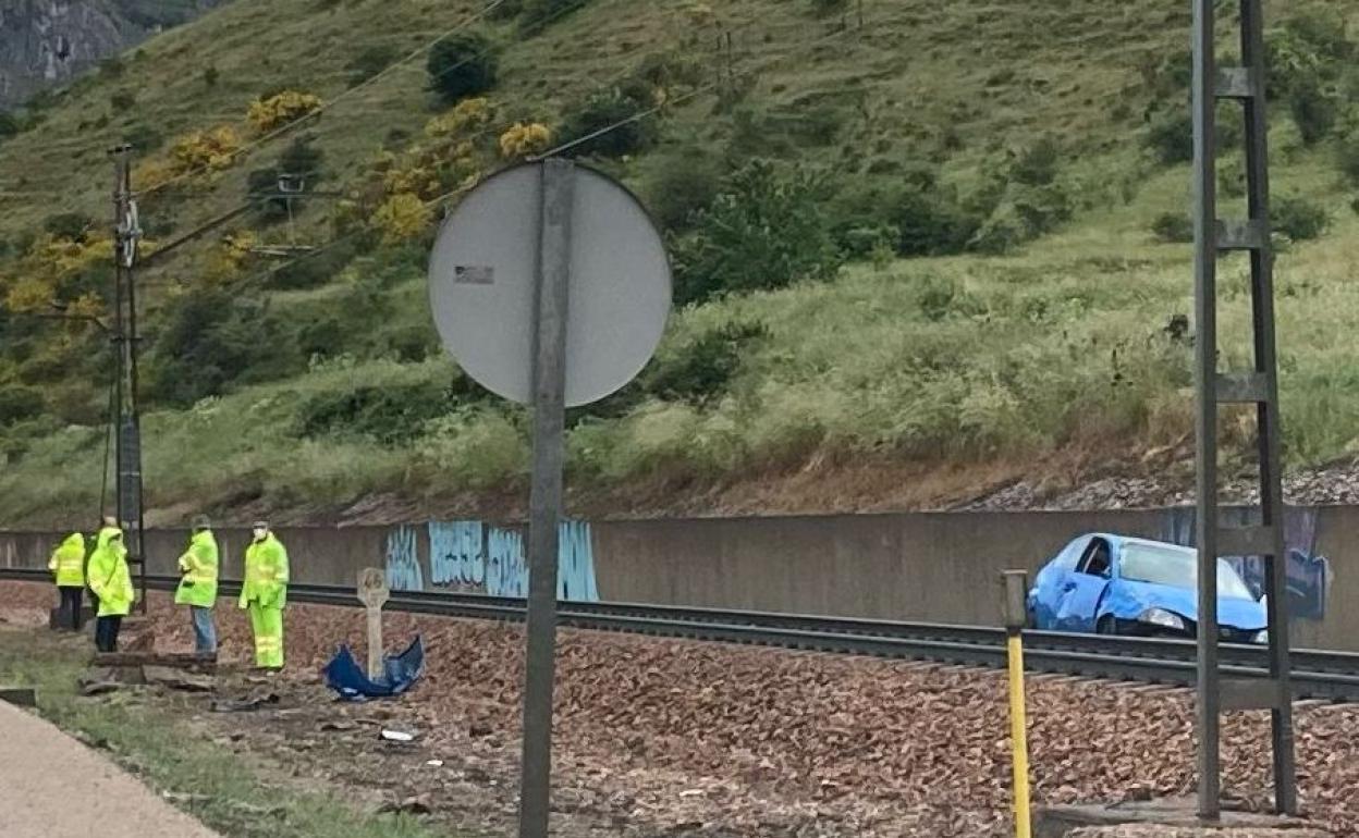 Imagen de la zona en la que se ha producido el accidente.