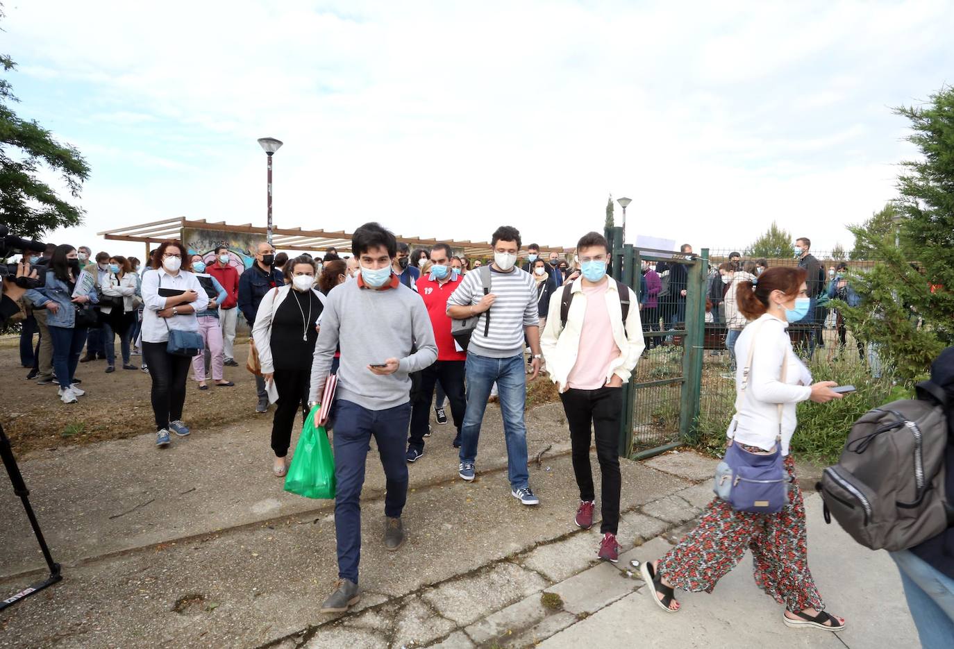 Fotos: Jornada de oposiciones de Secundaria y otros cuerpos en Castilla y León