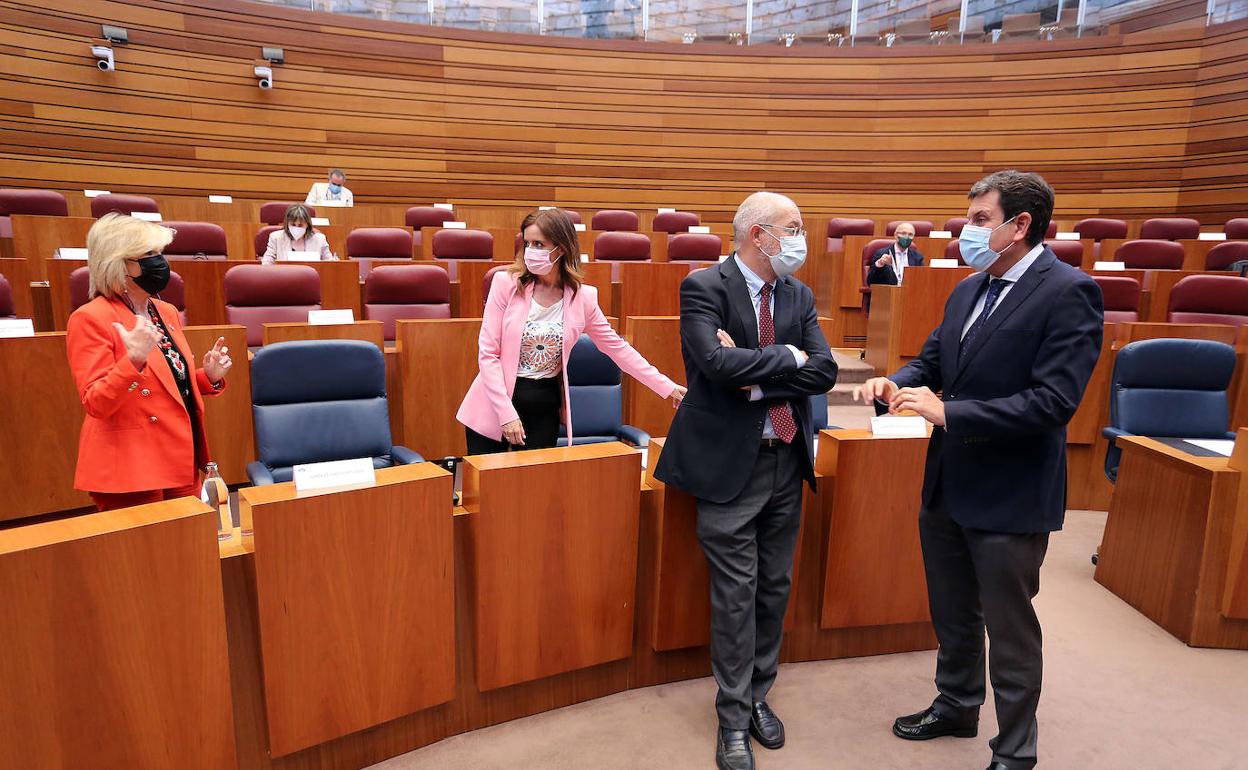 Una imagen del pleno celebrado este martes en Valladolid.