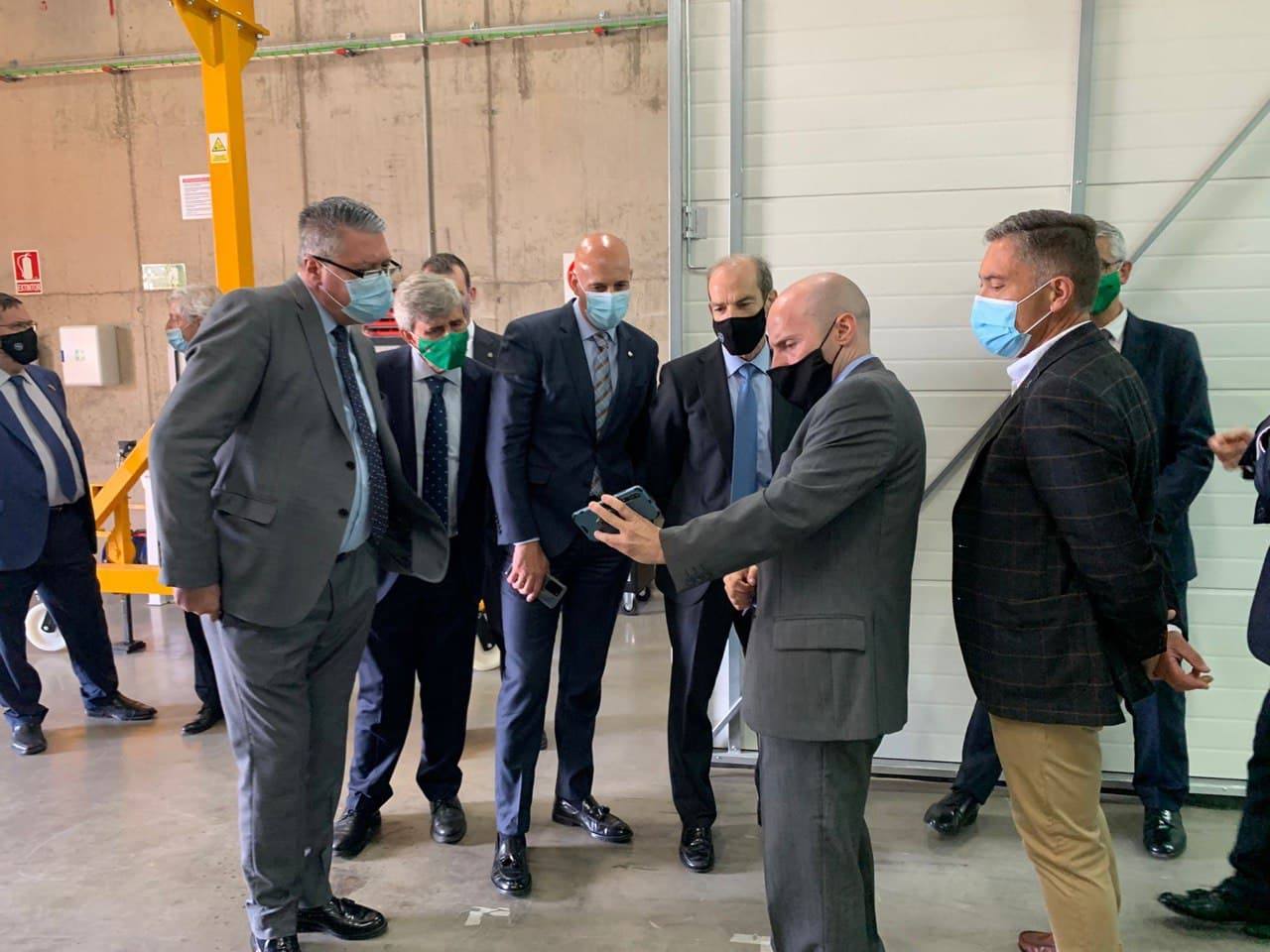 El alcalde José Antonio Diez, el Teniente General Salom Piqueres y el rector, Juan Francisco García Marín, han mantenido este miércoles un encuentro de trabajo