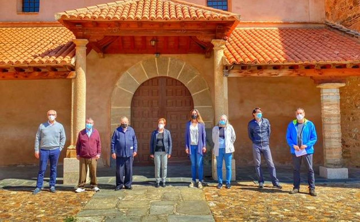 Inicio de las obras en la Iglesia de San Esteban.