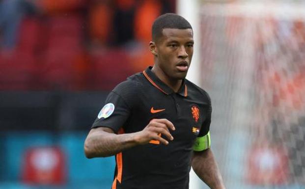 El capitán de la selección neerlandesa Georginio Wijnaldum.