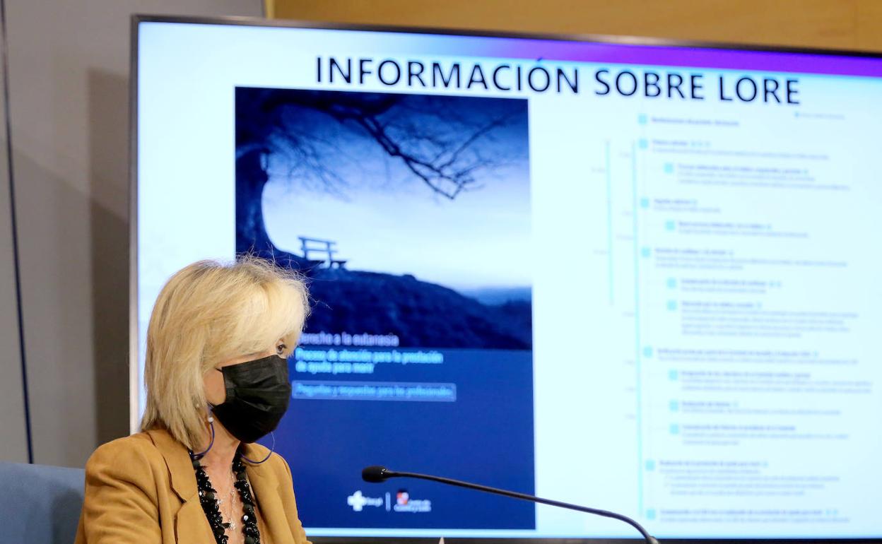 Verónica Casado, en rueda de prensa este jueves.