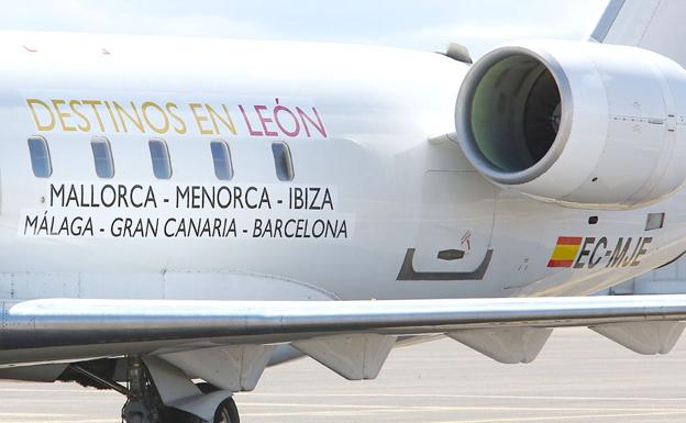 Uno de los aviones de AirNostrum.