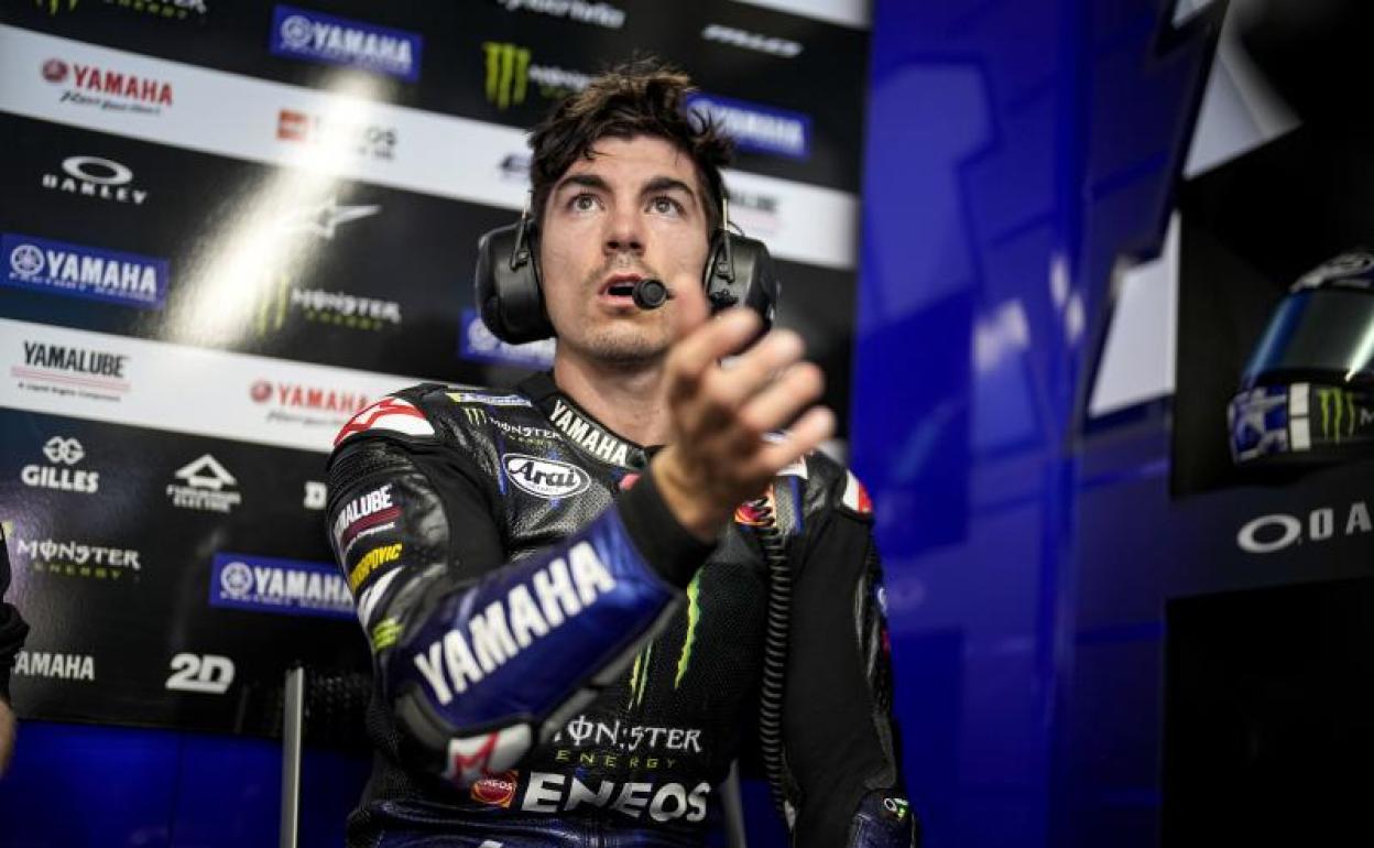 Maverick Viñales, en el circuito de Assen. 