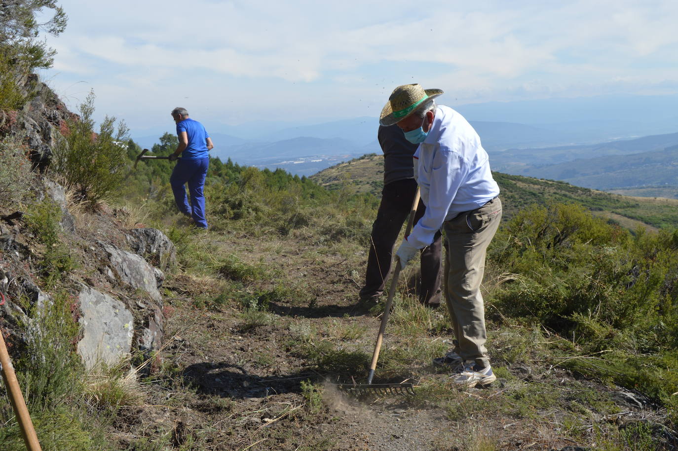 Fotos: Hacendera en el Valle del Oza