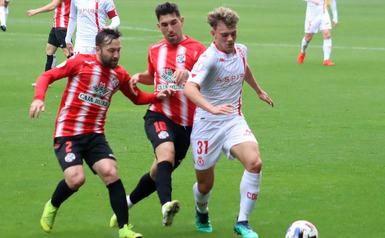 Marcos González, en el último partido de la temporada.