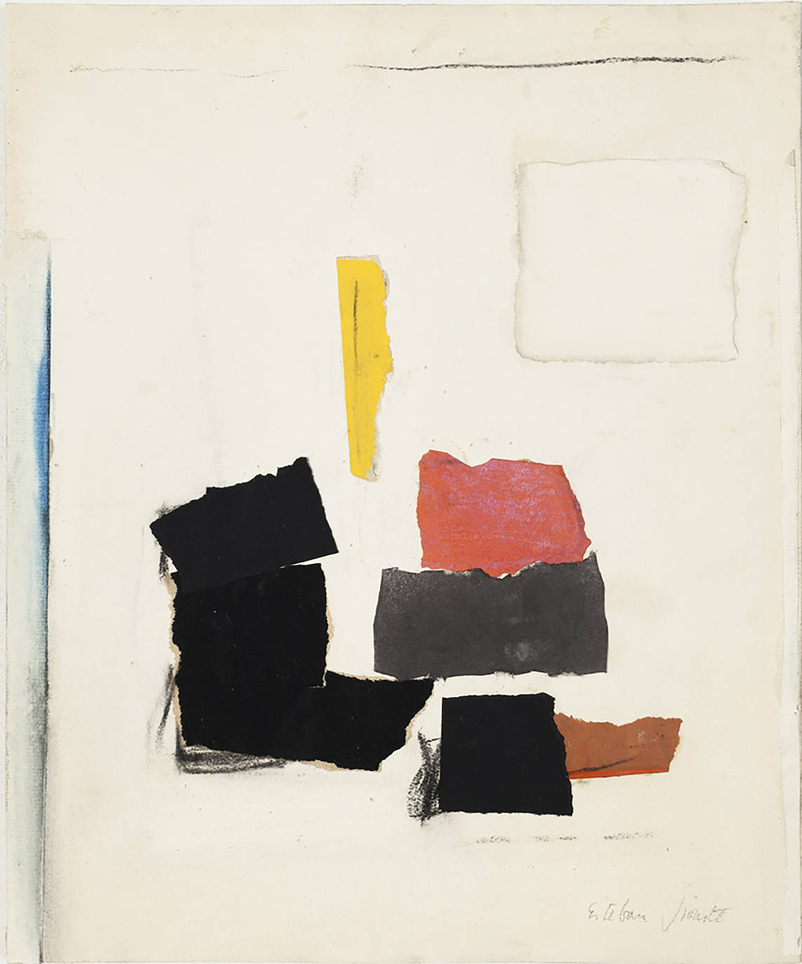 La leonesa María Luisa Fernández comparte exposición con otros catorce artistas de Castilla y León, como esta obra, 'Concierto para el Bioceno 7' del vallisoletano Eugenio Ampudia.