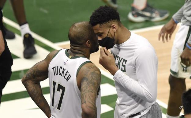 El estado físico de Giannis Antetokounmpo es la principal preocupación de los Bucks. 