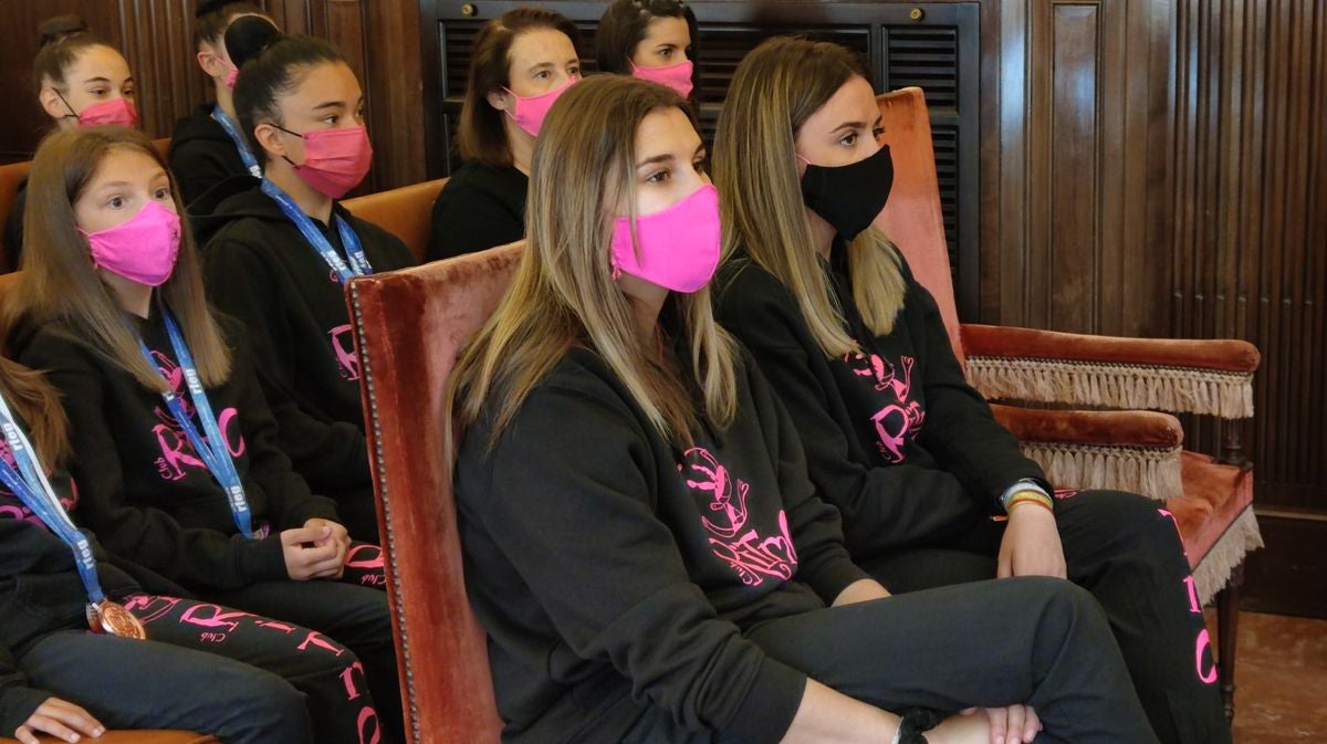 Carolina Rodríguez durante el acto.