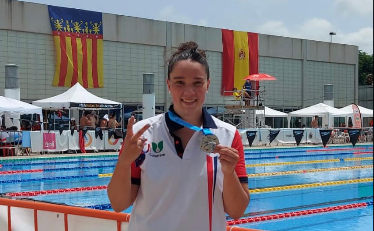 Miriam Sequera, en el Campeonato de España Máster.