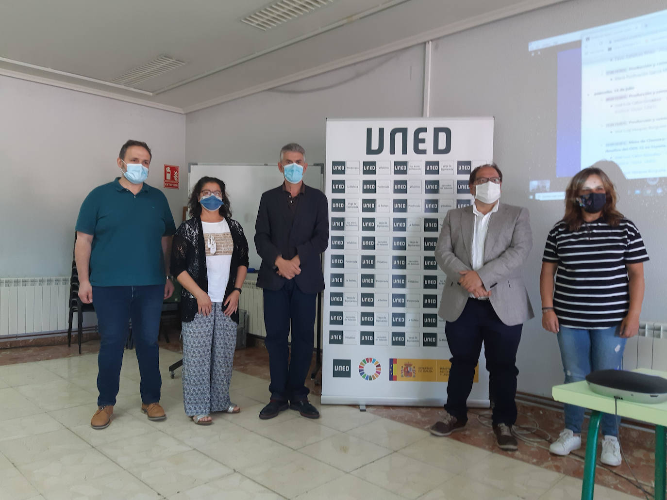 Inauguración de los cursos de verano de la Uned en La Bañeza.