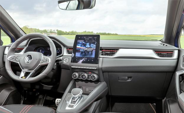 El interior del nuevo Renault Captur. 