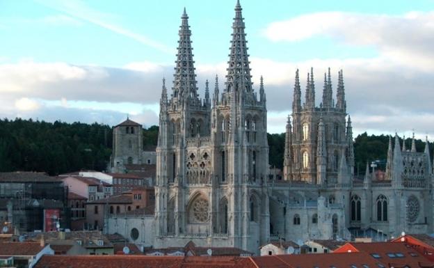 Panorámica de la catedral de Burgos 