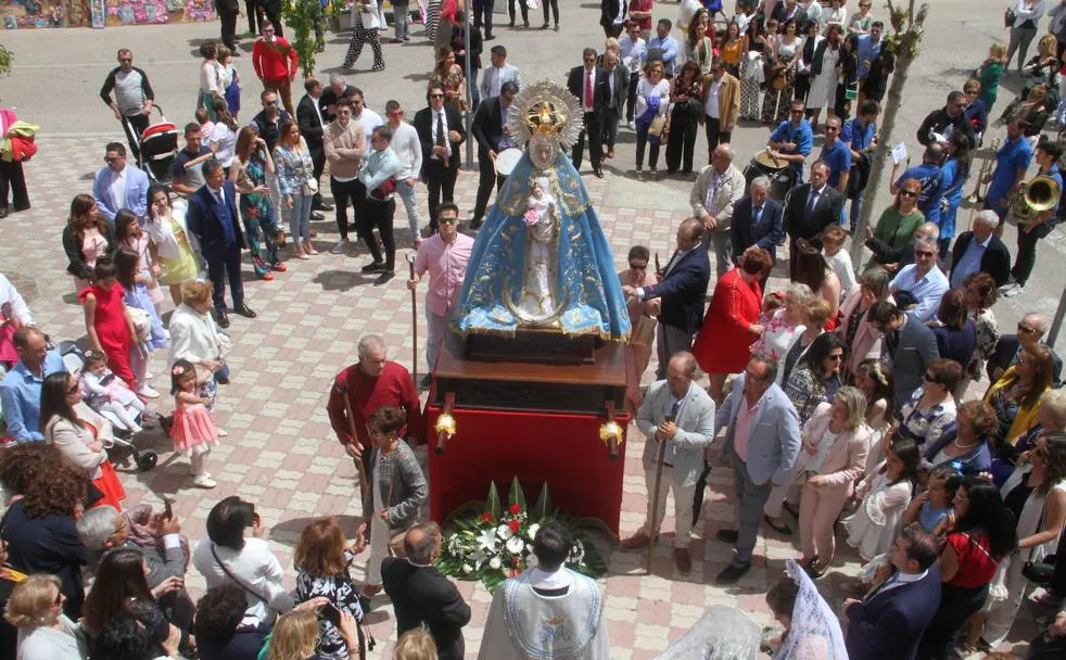 Procesión de Nuestra Señora del Milagro, la patrona de Valdestillas.