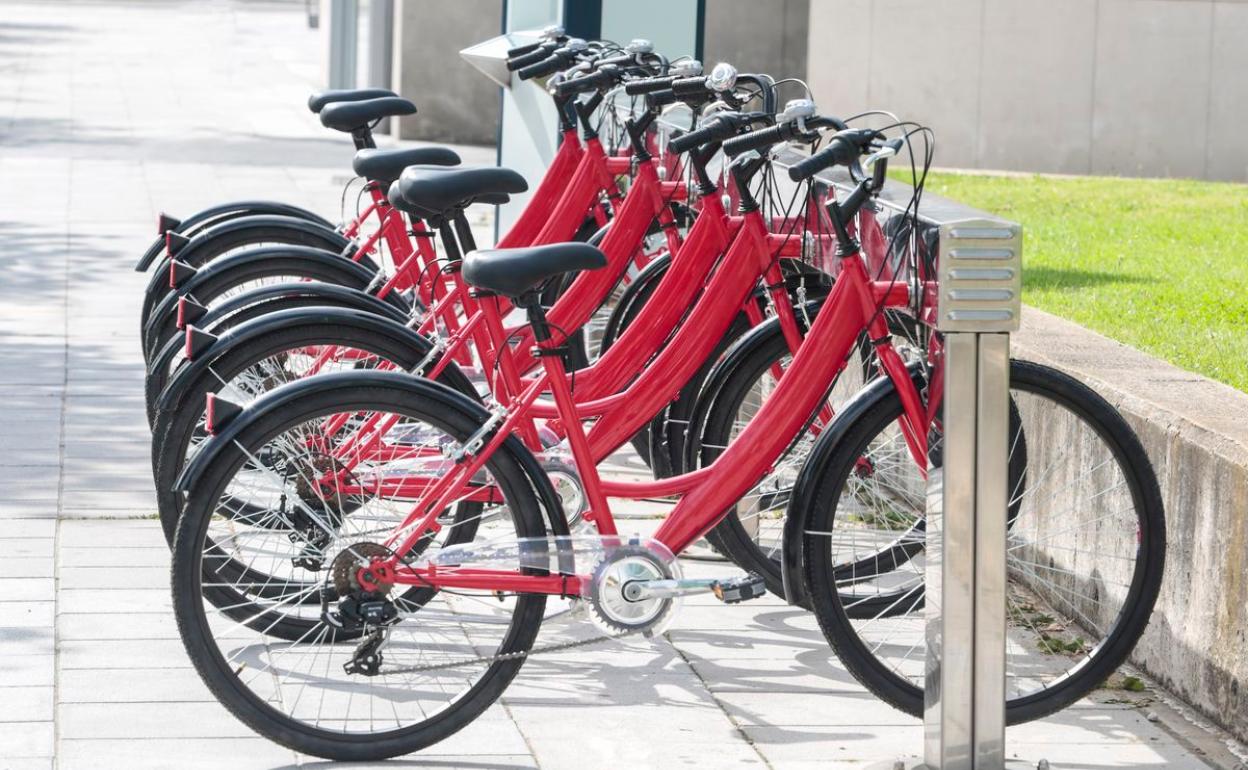 Sistema de préstamo de bicicletas del Ayuntamiento.