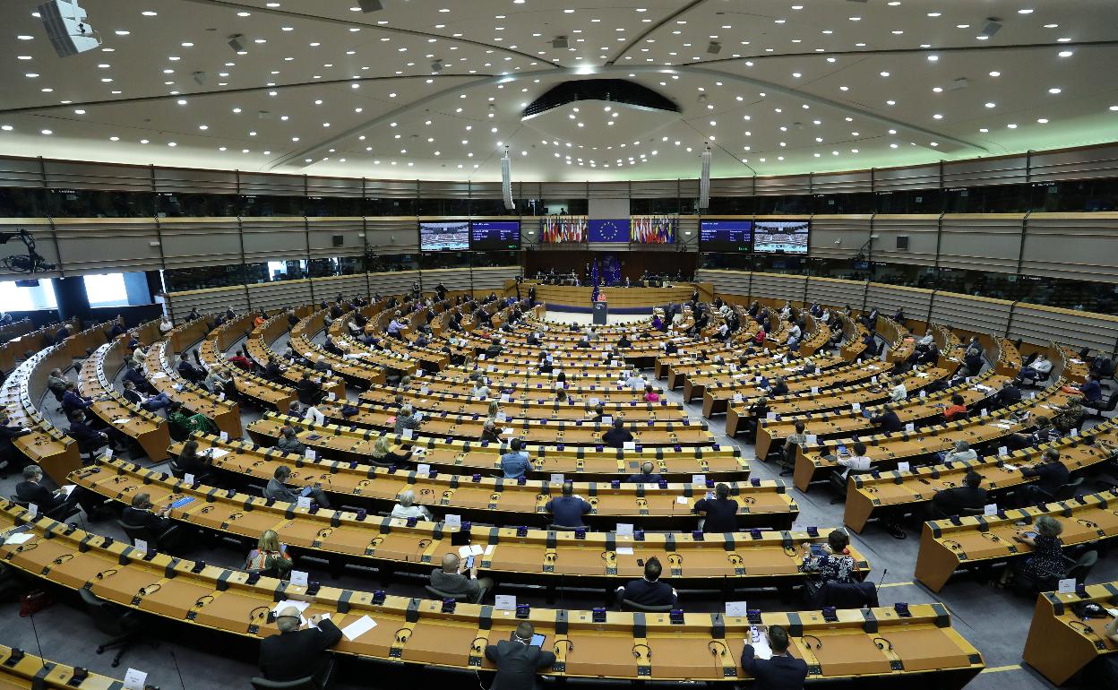 Pleno del Parlamento Europeo.