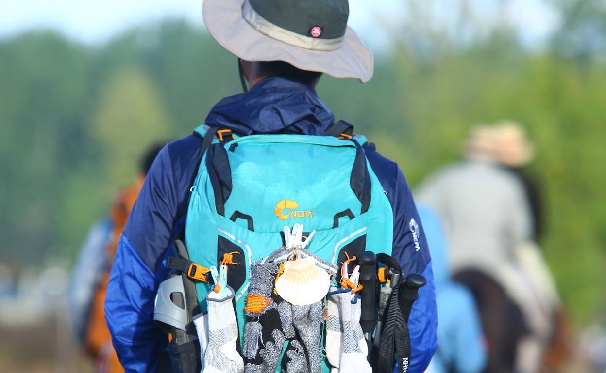 Imagen de archivo de un peregrino.