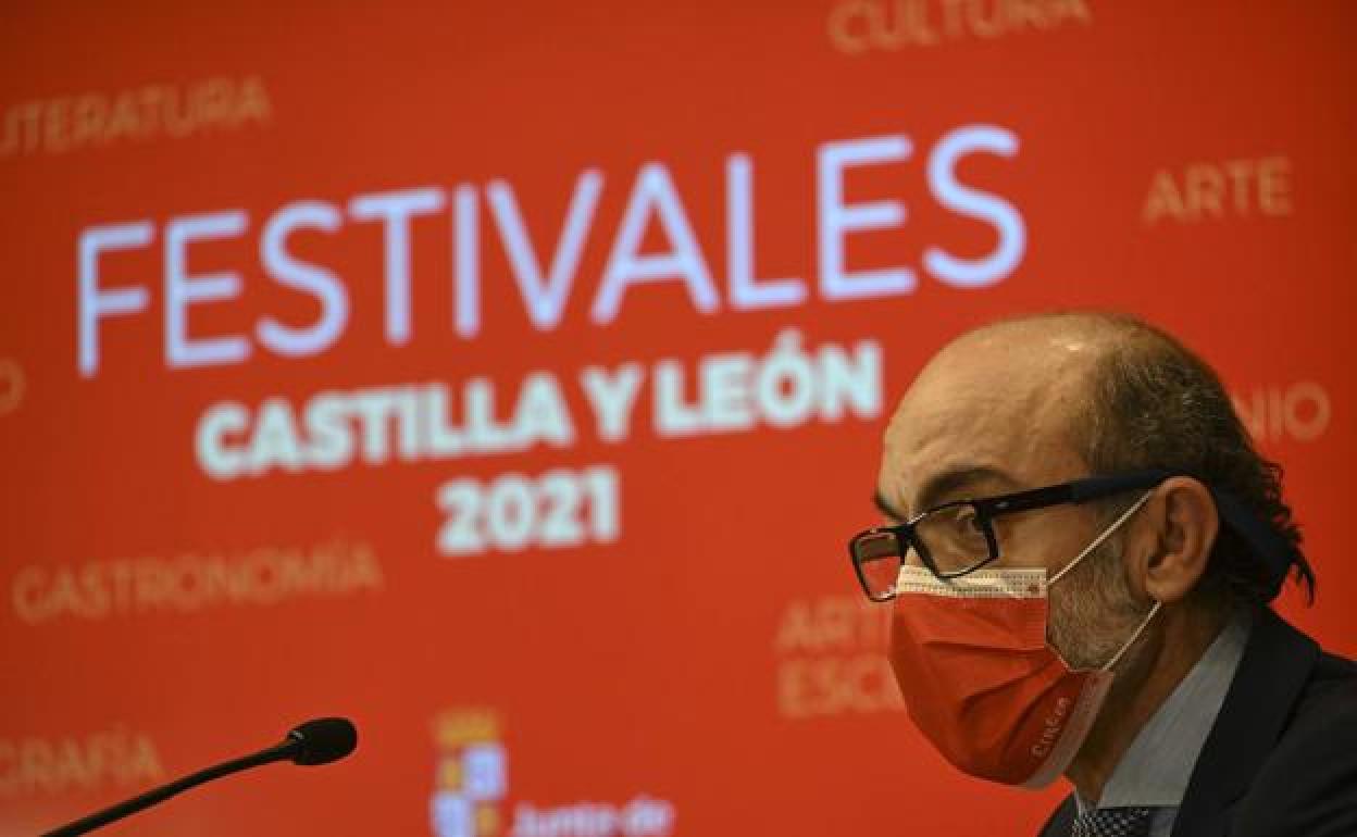 Imagen del consejero de Cultura de Castilla y León, Javier Ortega.