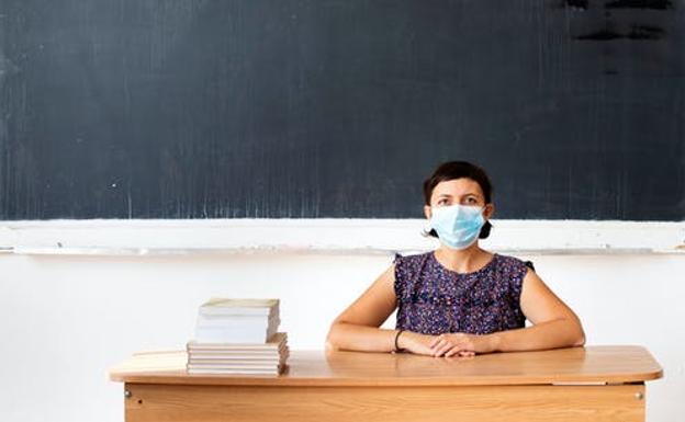 Imagen de una docente.