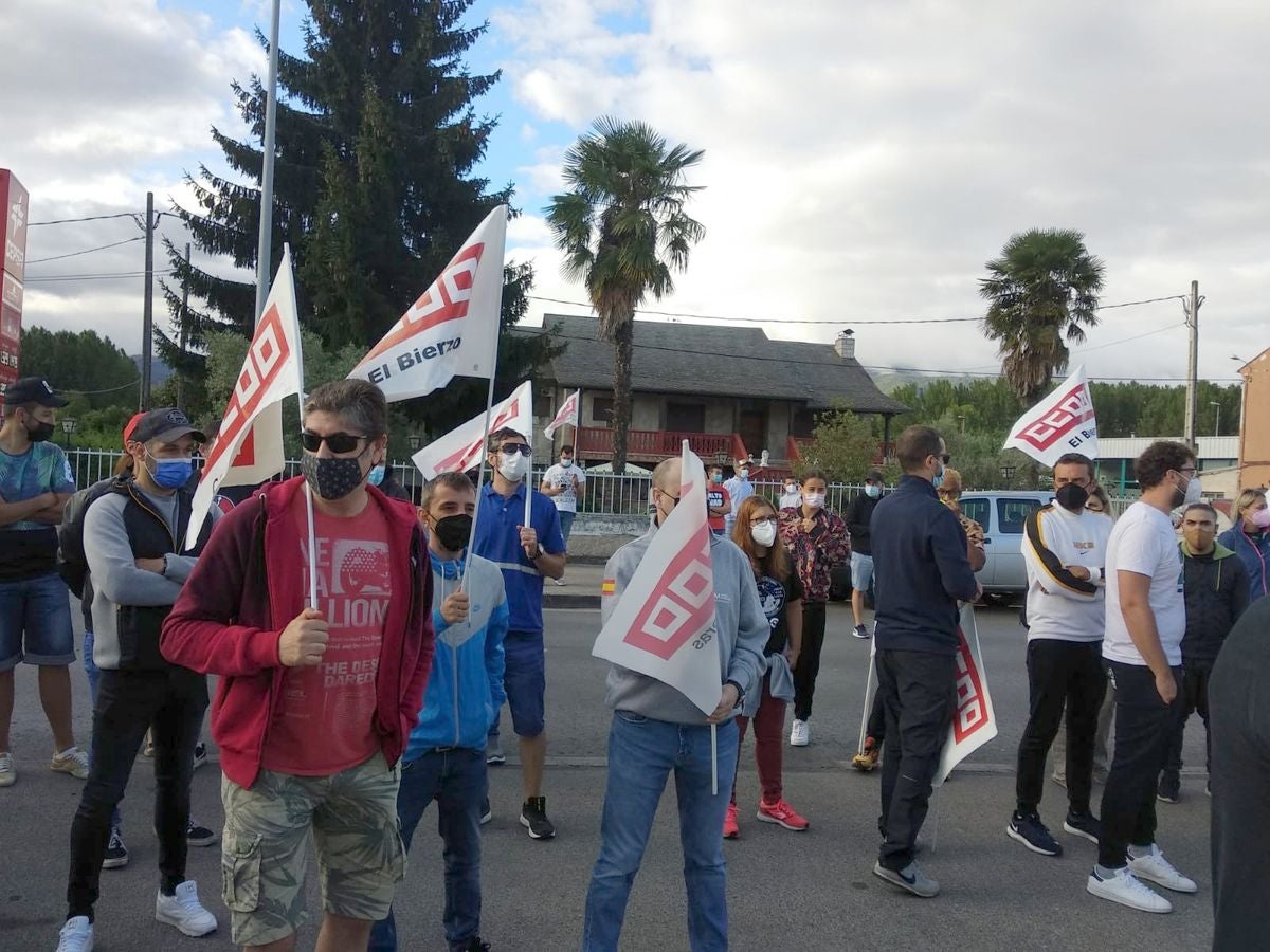 Fotos: Protestas de los trabajadores de LM en Ponferrada