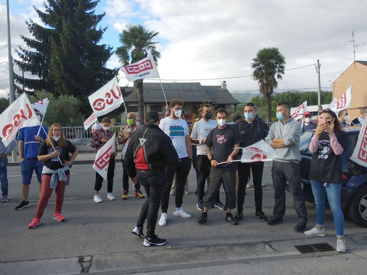 Fotos: Protestas de los trabajadores de LM en Ponferrada