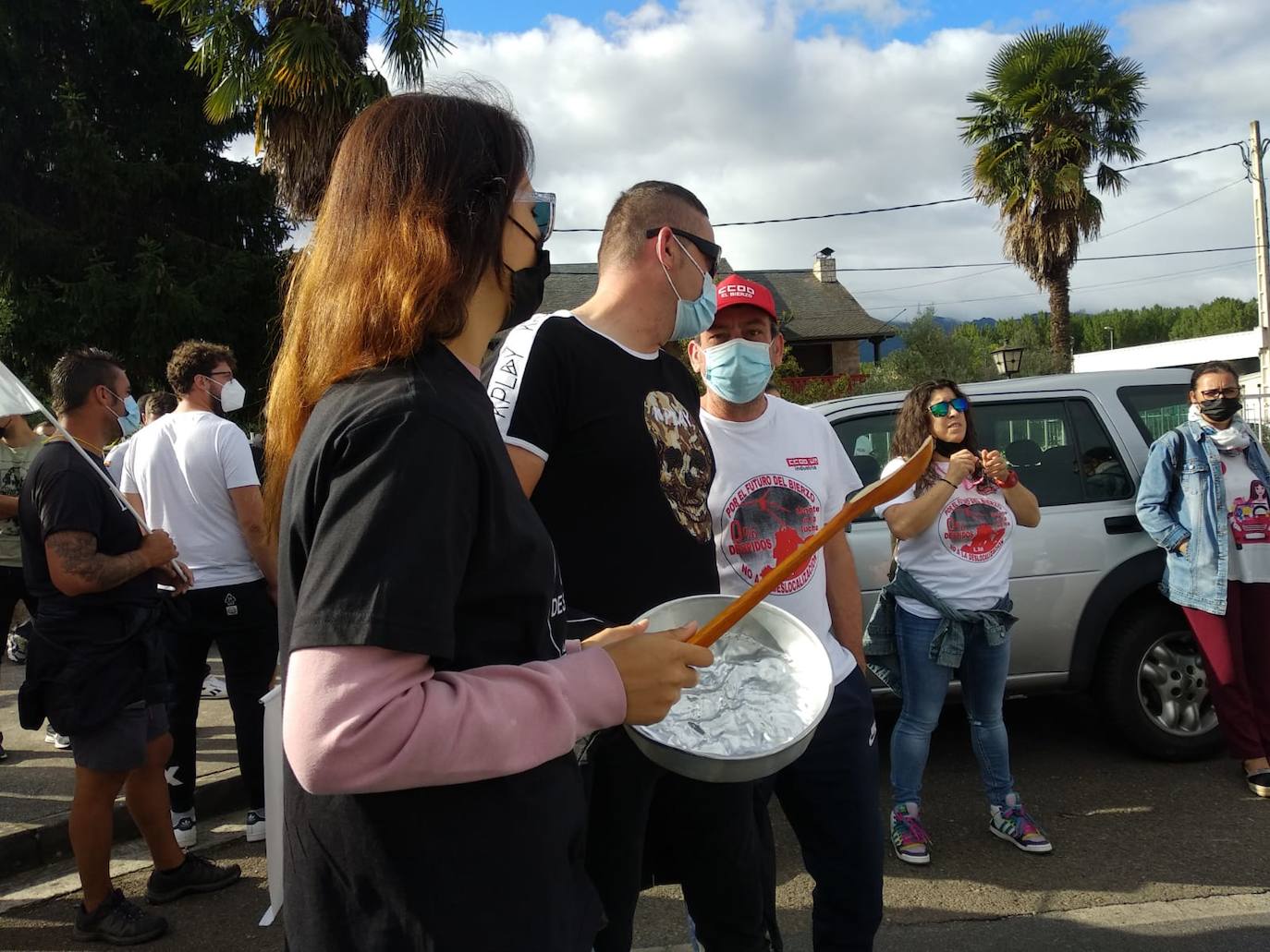 Fotos: Protestas de los trabajadores de LM en Ponferrada