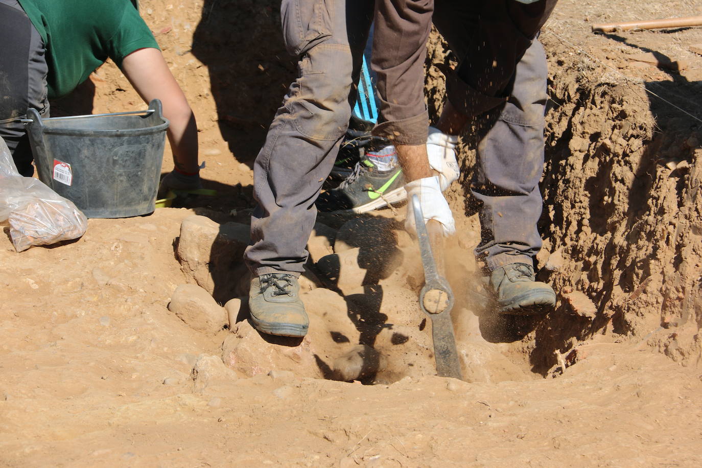 La excavación en imágenes. 