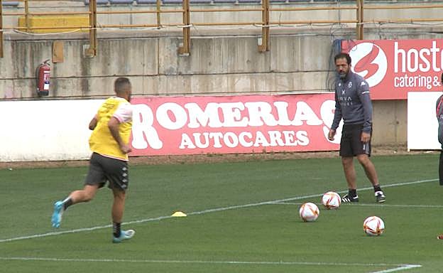 Galería. Ramón González, en un momento de la sesión preparatoria.