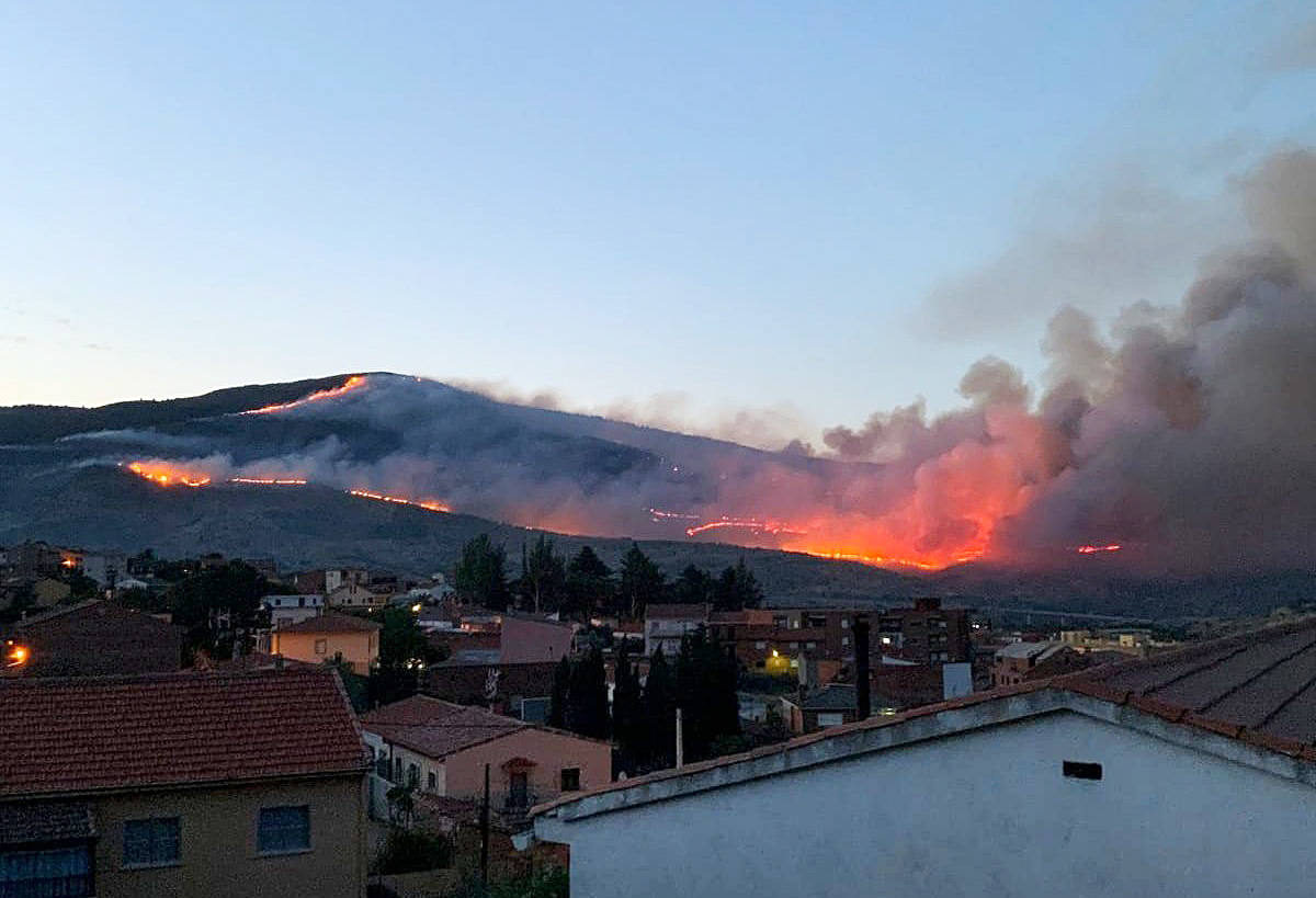 Fotos: Incendio forestal en El Tiemblo