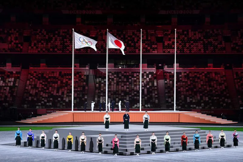 Inicio de la gala de clausura de los Juegos Olímpicos de Tokio 2020.