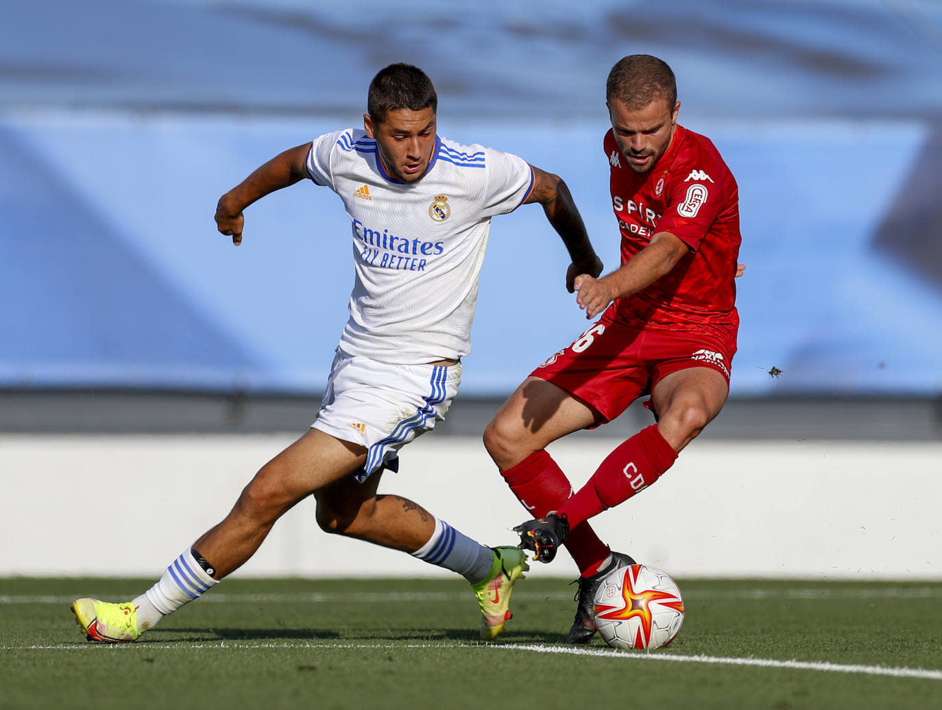 Los leoneses continuan imbatidos la pretemporada y suman un empate 2-2 ante el filial del Real Madrid