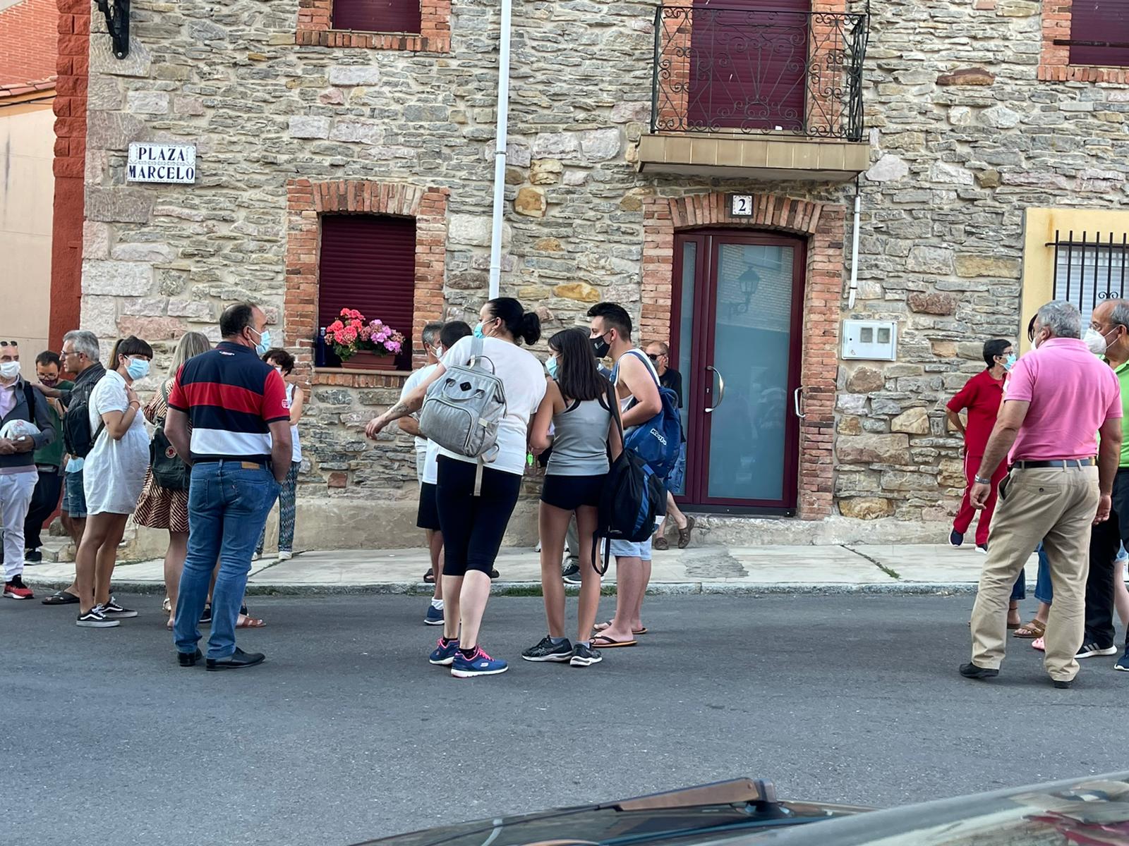 Fotos: Concentración en la localidad de Cistierna