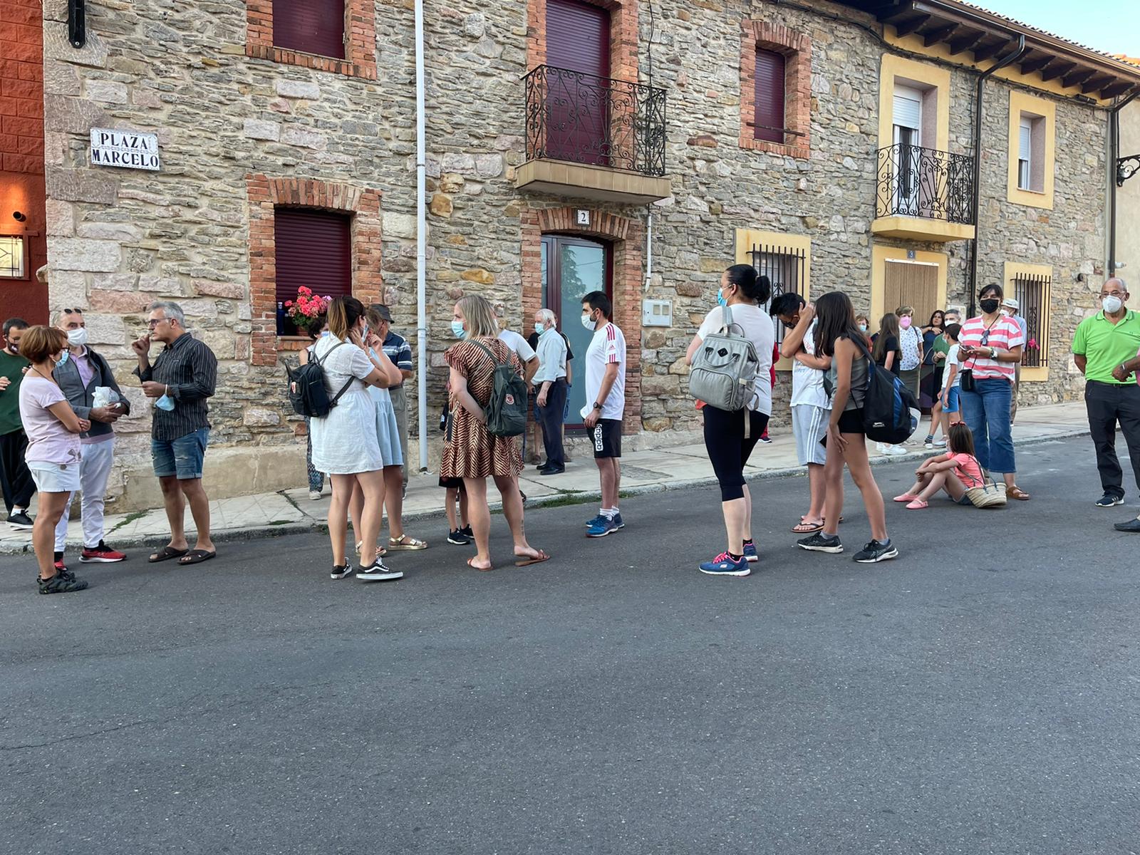 Fotos: Concentración en la localidad de Cistierna