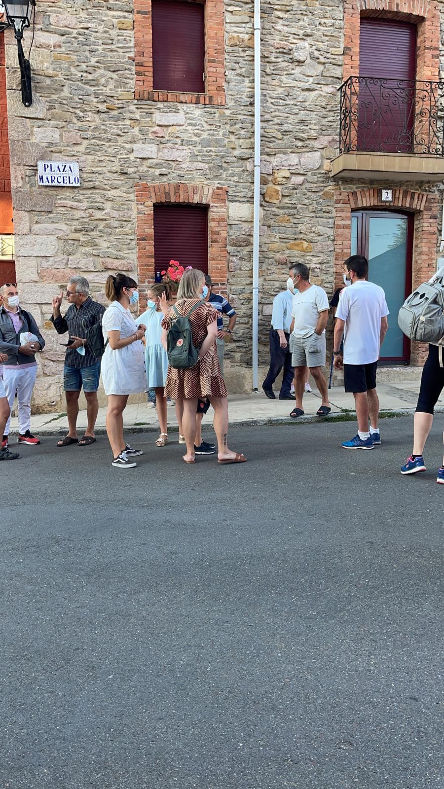 Fotos: Concentración en la localidad de Cistierna