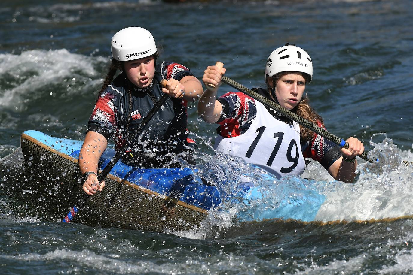 El Canal Sabero-Alejico acogió las pruebas de sprint tanto individuales como por parejas