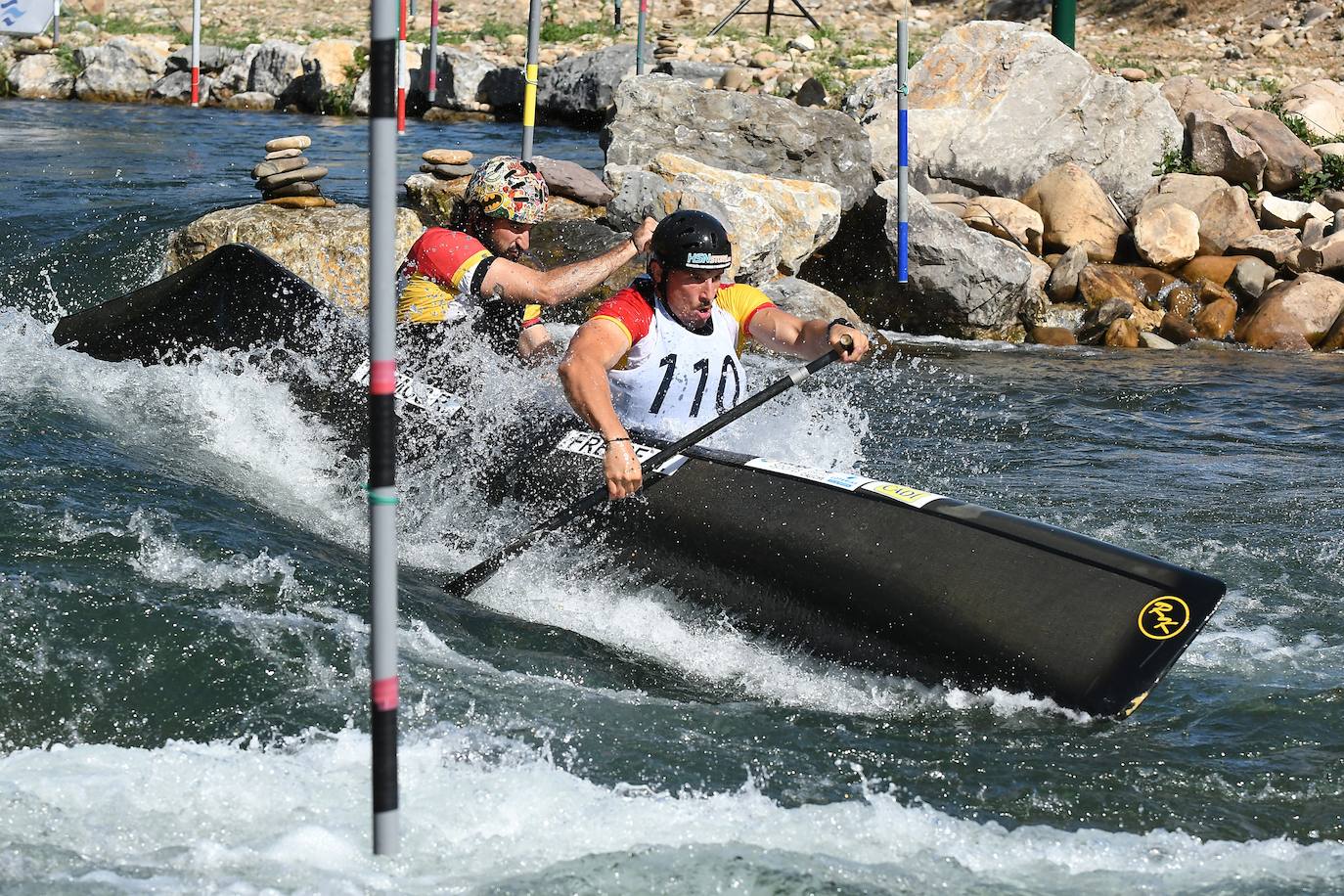 El Canal Sabero-Alejico acogió las pruebas de sprint tanto individuales como por parejas