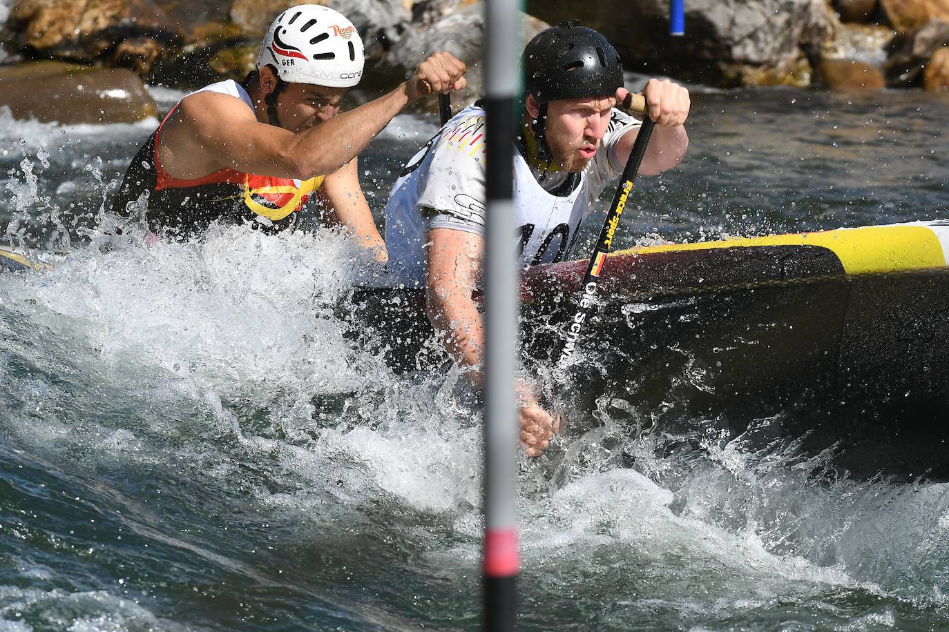 El Canal Sabero-Alejico acogió las pruebas de sprint tanto individuales como por parejas