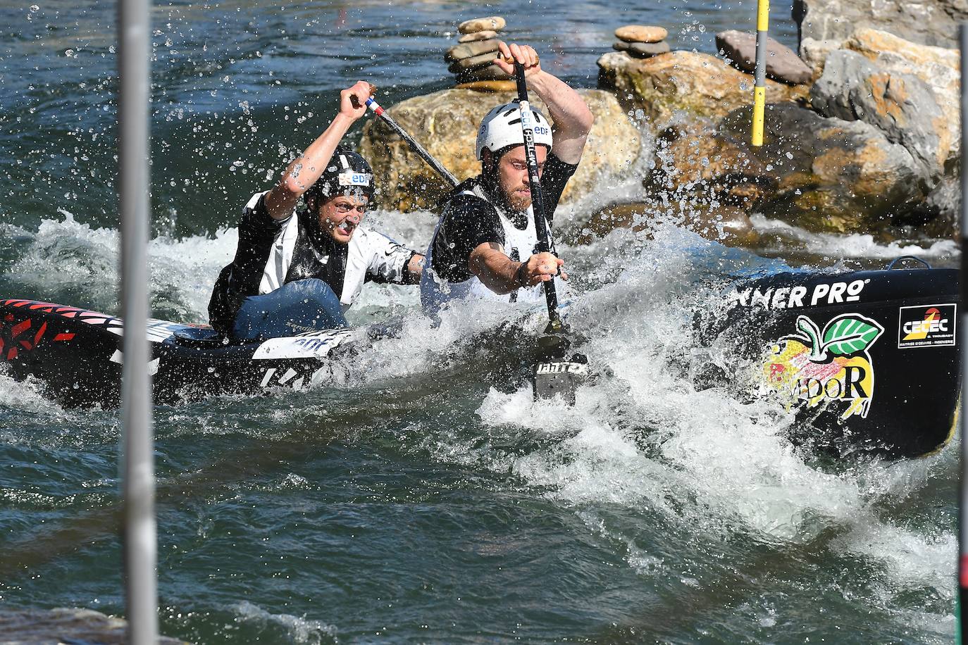 El Canal Sabero-Alejico acogió las pruebas de sprint tanto individuales como por parejas