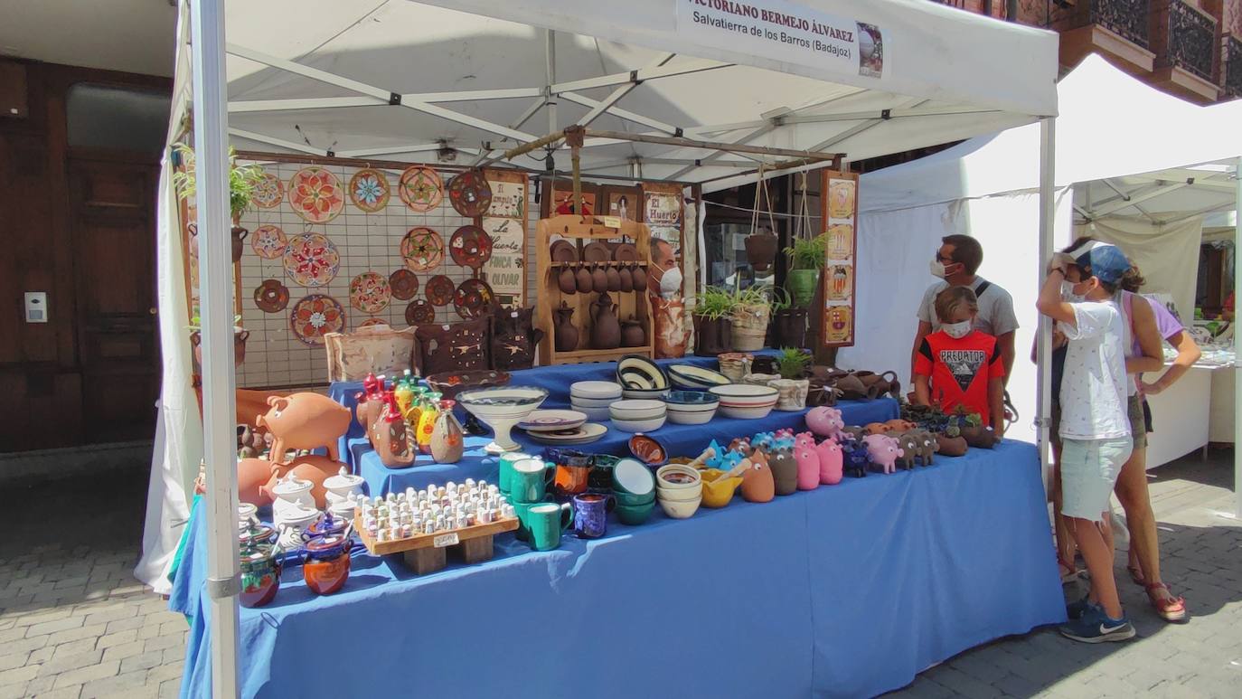 La feria artesana se celebra estos días en la ciudad leonesa.